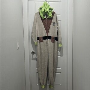 Yoda Fleece Hooded Onesie